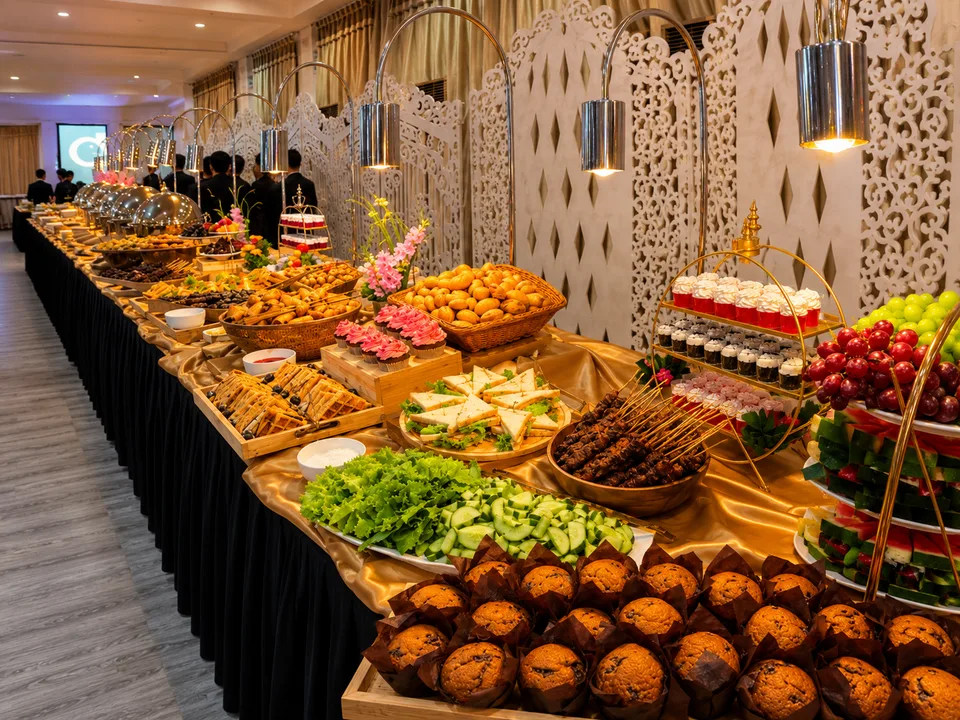 Full Dessert and Savory Buffet